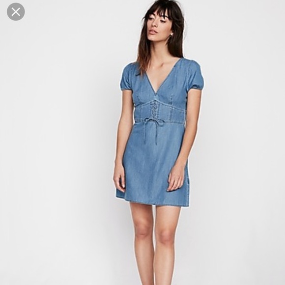 denim dress express